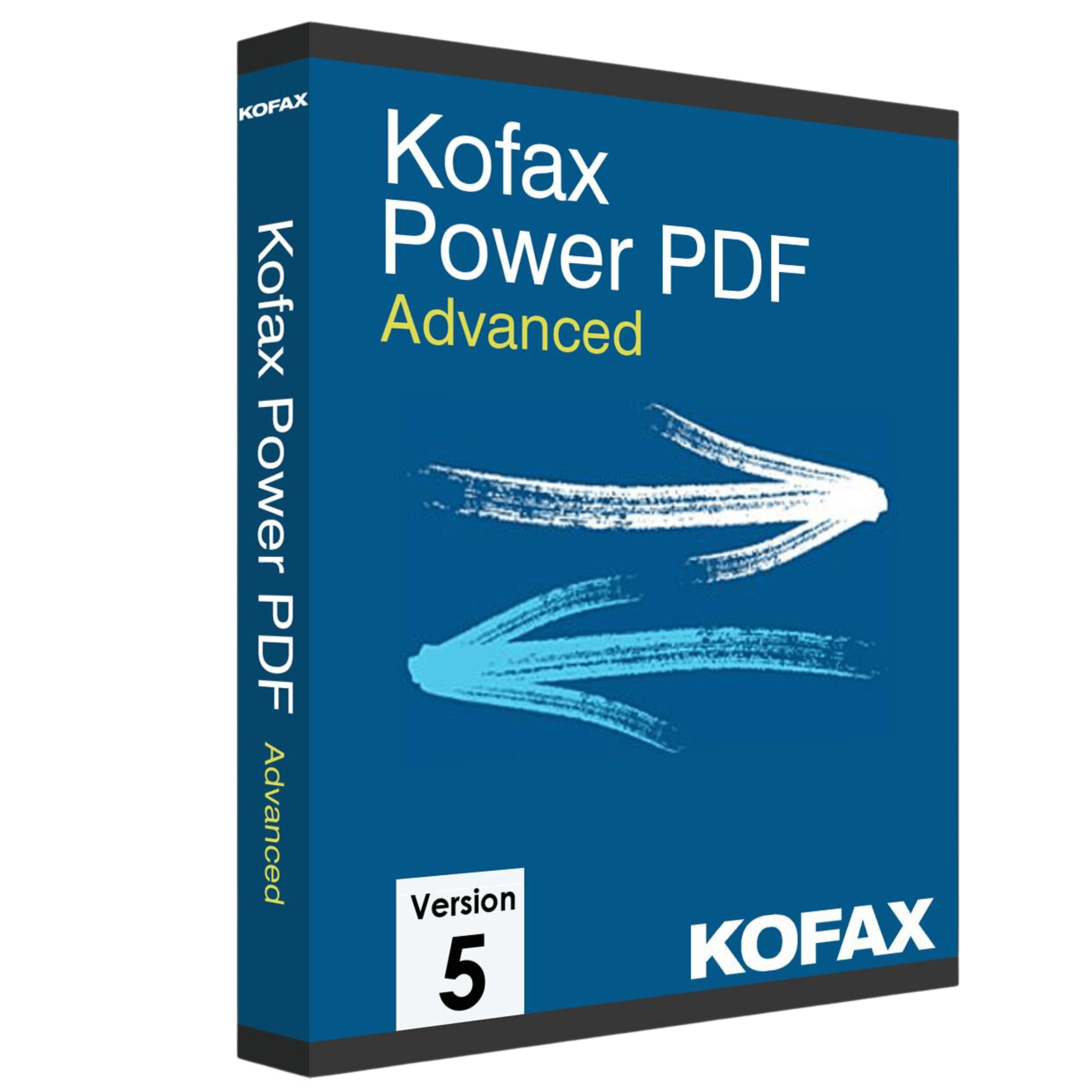 Image of Kofax Power PDF Advanced 5.0 Competitive Upgrade ESD